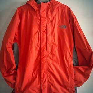 The North Face Men’s Raincoat; Orange; Medium
